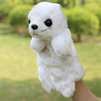 

YIWULACute Cartoon Animal Doll Kids Glove Hand Puppet Sea Lions Plush Finger Toys