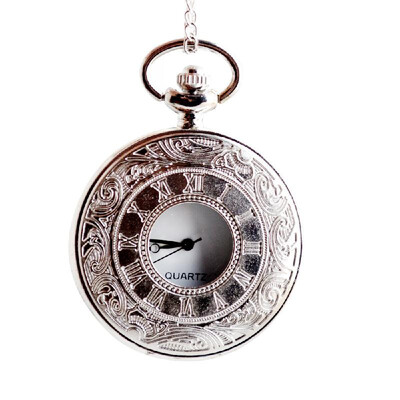 

Quartz Retro Man Woman Universal Decoration Dual Display Hollow Imitation Gift Pocket Watch