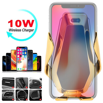 

10W Automatic Clamping Car Wireless Charger