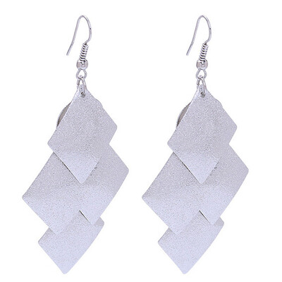 

Choose Fashion Statement Metal Geometric For Women Boho Dangle Gold Earrings Modern Jewelry