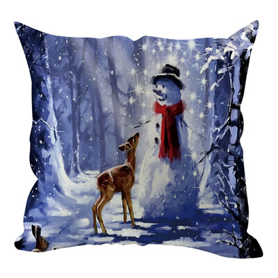 

〖Follure〗Christmas Pillow Cover Pillowcases Decorative Sofa Cushion Cover Home Decoration