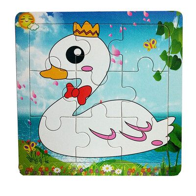 

Siaonvr 1PC Wooden Panda Puzzle Educational Developmental Baby Kids Training Toy A
