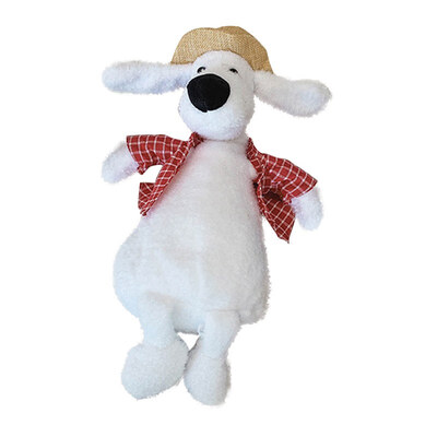 

Cartoon plush strap small bag female cute puppy mobile phone bag 2019 new Korean version of the shoulder Messenger bag