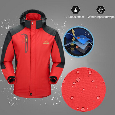 

Toponeto Men Winter Hooded Softshell Windproof Waterproof Soft Coat Shell Jacket