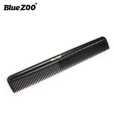 

Blue ZOO Hand Textured Comb Vintage Oil Combs Hair Styling Tool White