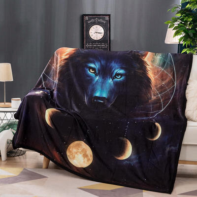 

Greensen Multifunctional 3D Pattern Throw Blanket Thin Quilt Sofa Bed Home Travel