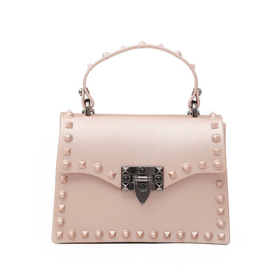 

Women Fashion Rivet Shoulder Bag Messenger Bags Ladies Pu Leather Luxury Handbag