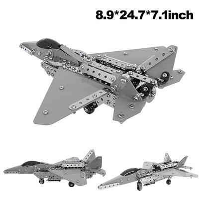 

Gobestart Faghter Plane Set 485 pcs Car Model 3D Puzzle Kid Toy STEM Education Toy