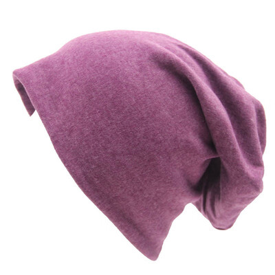 

Autumn&Winter New Women Unisex Knitted Cotton Hat Sports Street Style Solid Color Hip Hop Casual Loose Button Lazy Hat