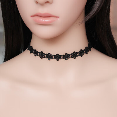 

New Black Lace Short Choker Necklace Girls Punk Elegant Trendy Women Korean Necklace Fashion Jewelry