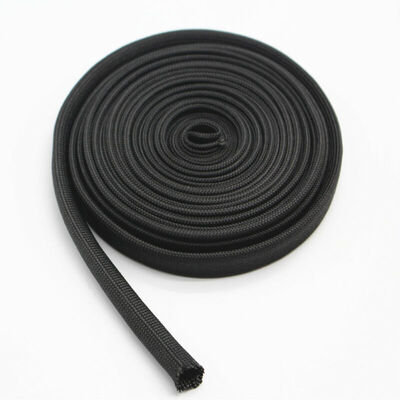 

1pc Black Car Heat Protective Woven Sleeve 1200F Plug Wire Protector Accessories