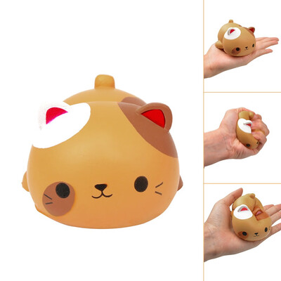 

〖Follure〗Cute Cat Shape Decompression Venting Toy Slow Simulation Animal Toy