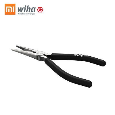 

Xiaomi Wiha Long Nose Pliers 6inch Needle Nose Pliers Wire Cutter Non-slip High Carbon Steel Spring Open Cross Twill Home DIY