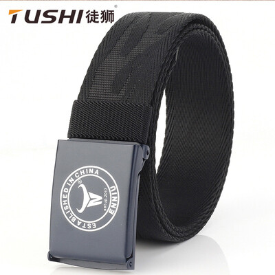 

Canvas belt Mens casual sports belt Hypoallergenic fast dry nylon braided belt