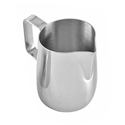 

Stainless Steel Coffee Pitcher Pull Flower Cup Milk Cappuccino Cup w Scale