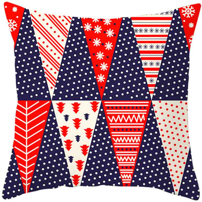 

Siaonvr 2020Merry Christmas Pillow Cases Cotton Linen Sofa Cushion Cover Home Decor