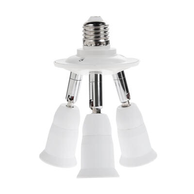 

Adjustable 345 in 1 E27 Base Light Lamp Bulb Adapter Holder Socket Splitt