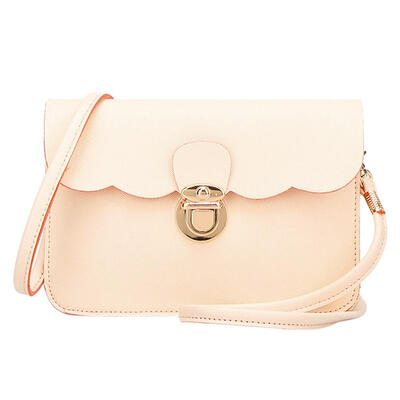 

Simple Women PU Leather Small Square Shoulder Bag Mini Phone Messenger Bags