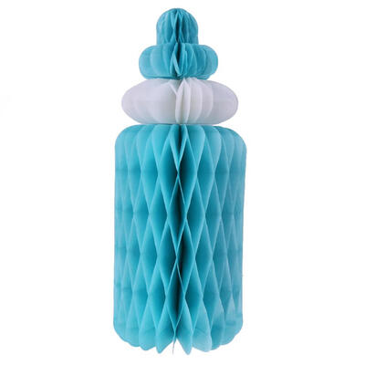 

Cute Honeycomb Nursing Bottle Ball Baby Shower Birthday Party Paper Decor