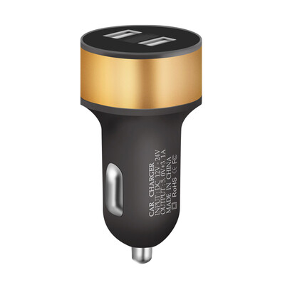 

〖Follure〗31A Dual USB Car Charger 2 Port LCD Display 12-24V Cigarette Socket Lighter