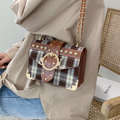 

Chain small bag ladies 2019 autumn&winter new wave wild fashion students popular small fresh shoulder Messenger bag