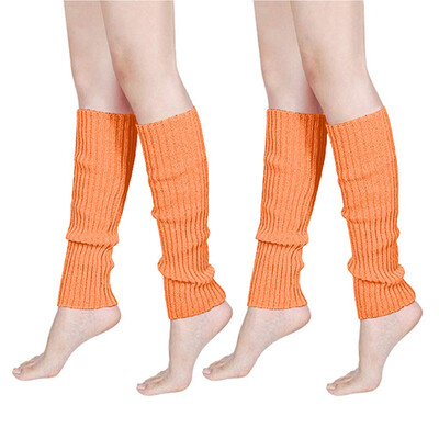 

Tailored Women & Men Fluorescence Color Stripe Boot Cuffs Warmer Knit Leg Party Stockings
