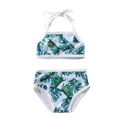 

Summer Kids Split Swimwear Girls Kids Beach Bikini Set Photography Clothes