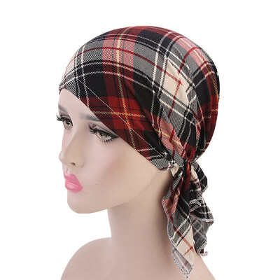 

Muslim Women Turban Head Wrap Cancer Chemo Hat Islamic Hijab Cap For Hair Loss Accessories