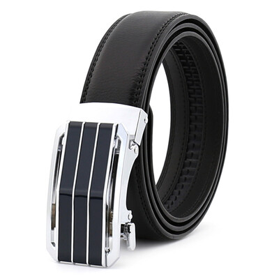 

Famous Brand Belt Men Top Quality Genuine Luxury Leather Belts for MenStrap Male Metal Automatic Buckle mens belts LY1180-277