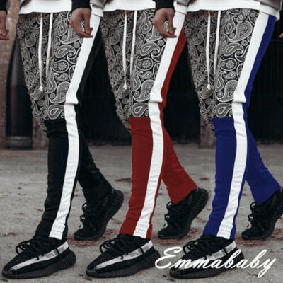 

Mens Casual Fit Tracksuit Bottoms Skinny Jogging Joggers Sweat Pants Trousers