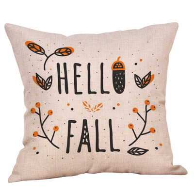 

〖Follure〗Halloween Home Car Bed Sofa Decorative Letter Pillow Case Cushion Cover