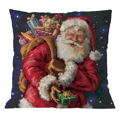

Tailored Cotton Linen Christmas Pillow Case Sofa Car Throw Cushion Cover Home Decor