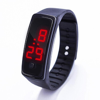

Spot custom second generation student sports electronic watch children promotional gifts LED silicone watch led watch Fluorescent