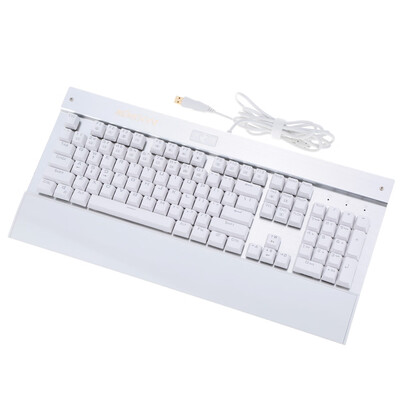 

KKmoon Mechanical Professional Gaming Esport Keyboard with Tactile High-speed 104 Keys Suspended Anti-ghosting Blue Switch LED Bac