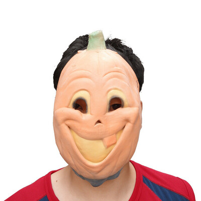 

〖Follure〗Scary Flesh Latex Incisors Pumpkin Halloween Party Mask Costume Prop Fancy Dress
