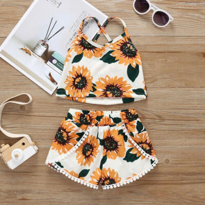 UK Infant Baby Girl Clothes Sunflower Sleeveless Vest Tops Shorts Outfit Sunsuit
UK Infant Baby Girl Clothes Sunflower Sleeveless Vest Tops Shorts Outfit Sunsuit