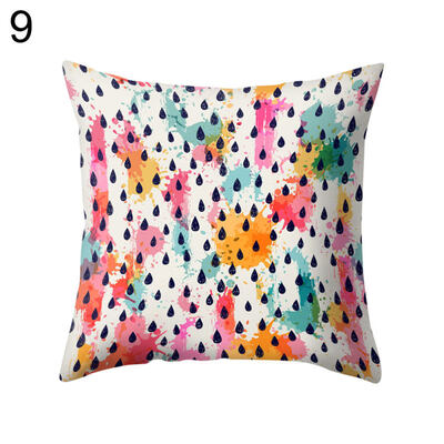 

Multi-Color Rhombus Letter Throw Pillow Case Cushion Cover Sofa Bedding Articles