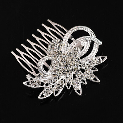 

〖Follure〗Flowers And More Interdental Comb Alloy Plating Gold&Silver Headdress