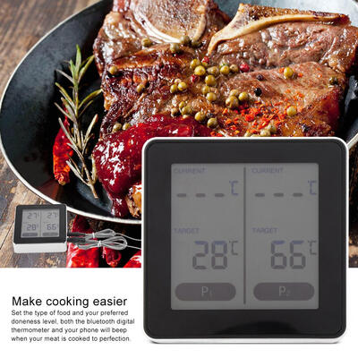 

Greensen Wireless Digital Thermometer Bluetooth Grilling Cooking Food for Oven Kitchen Smoker BBQ