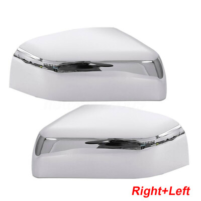 

2pcs Chrome Wing Side Mirror Cover Cap For Land Rover Range Rover Sport LR2 LR4