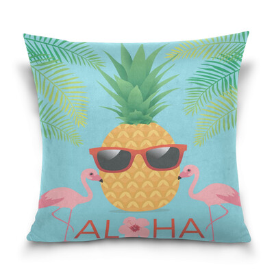 

ALAZA 16 X 16 inch Pillow Case Decorative Cushion Cover Tropical Pattern Pillowcase