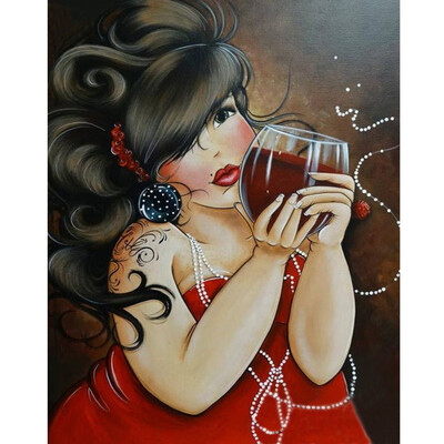 

Gobestart 5D Embroidery Paintings Rhinestone Pasted DIY Diamond Painting Cross Stitch