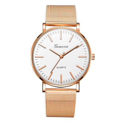 

Gobestart Fashion Casual Unobtrusive Simple Single Business Net With Strap Mens Watch