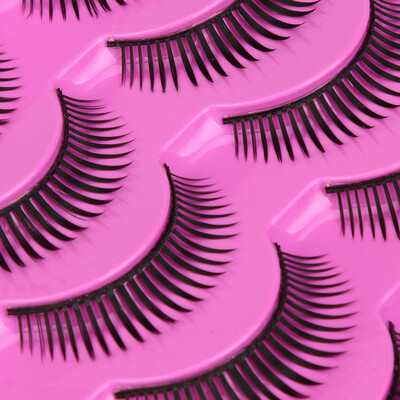 

〖Follure〗Big sale 5 Pair Fashion Natural Handmade Long False Black Eyelashes Makeup