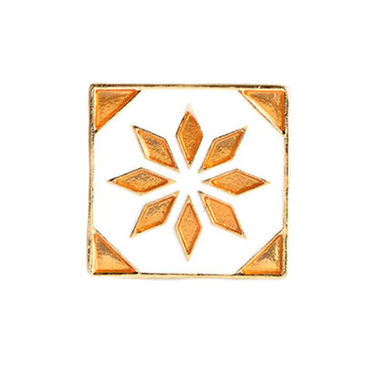 

Colorful Square Alloy Brooches Brooch Pins Button Pins Jeans Decoration Brooches For Women Gift