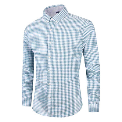 

Tailored Mens Long Sleeve Button Turndown Collar Painting Casual Top Blouse Shirts
