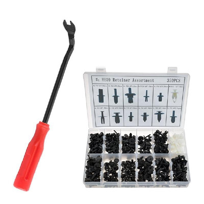 

350PCS Auto Fastener Kit Car Universal Plastic Nylon Fixing Clip Rivet