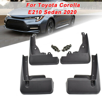 

4Pcsset For Toyota Corolla E210 2020 Front Rear Mud Flaps Splash Guard Black