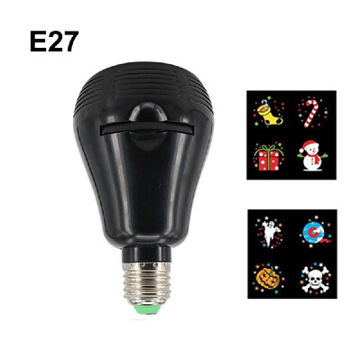 

Christmas Bulb Indoor RGB Projection Light Bulb Party Energy Saving Atmosphere Lamp Bulb