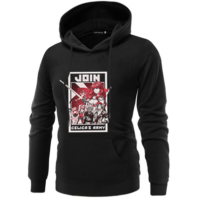 

New Fashion Anime Fire Emblem Hoodie Women Cool Printed Hooded Sweatshirt Long Sleeve Pocket Pullover Hoodie